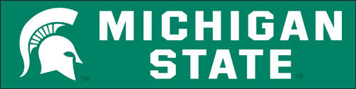The Party Animal BMS Michigan State Giant 8-Foot X 2-Foot Nylon Banner BMS