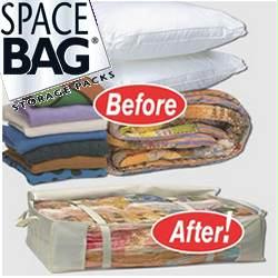 Bed In A Bag - As Seen On TV HWSBT9010 Space Bag 1-Large Under Bed Tote 41" X 17.5" X 6"