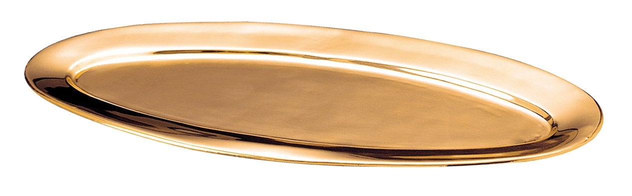 Old Dutch 260 27.25 Inch x 11 Inch Heavy Gauge Solid Copper Oval Tray
