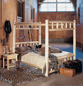 Bed Canopy - Rustic Natural Cedar KING CANOPY BED - 58D