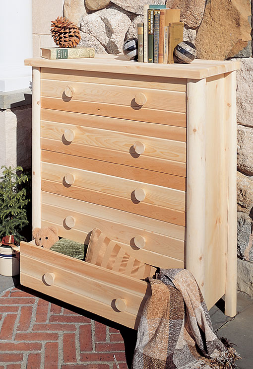 Click here to buy Rustic Natural Cedar FIVE DRAWER DRESSER - 36 by Rustic Natural Cedar.