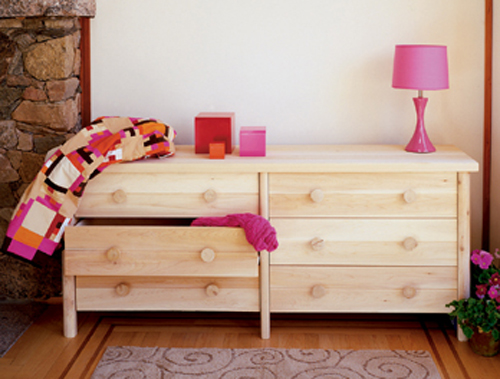 Rustic Natural Cedar SIX DRAWER DRESSER - 39 by Rustic Natural Cedar