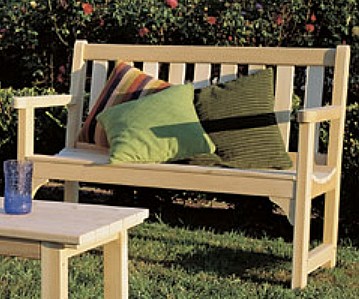 Rustic Natural Cedar ENGLISH GARDEN SETTEE  506