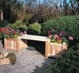 Rustic Natural Cedar PLANTER BOX 2121