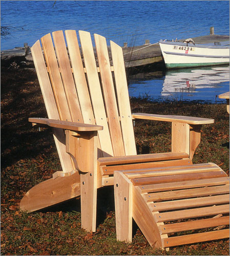 Rustic Natural Cedar ADIRONDACK OVERSIZED CHAIR  404A