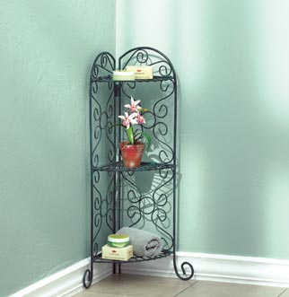 SWM 27128 3 Tier Corner Plant Stand  Metal