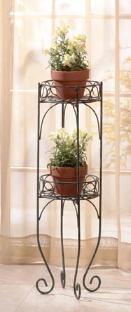 TWO-TIER PLANT STAND