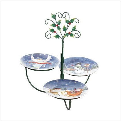 DESSERT PLATES AND RACK