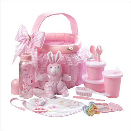 BABY GIFT ASKET SET IN PINK