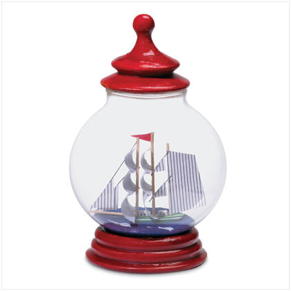SMALL SHIP IN BOTTLE by SWM