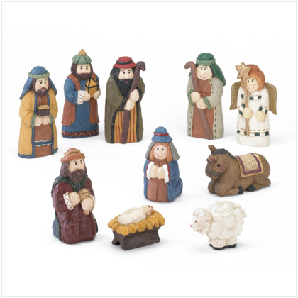 10 Piece Nativity Set