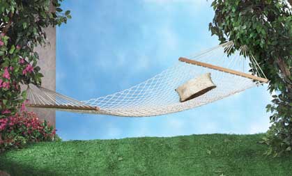 SWM 33024 54 x 140 TwoPerson Hammock  White