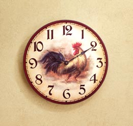 ROOSTER WALL CLOCK