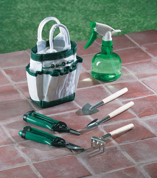 GARDEN TOTE WITH TOOLS