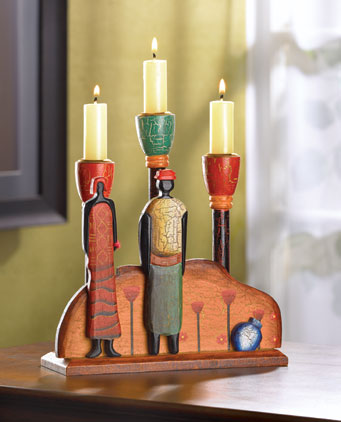 AFRICAN CANDLEHOLDER