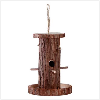 HOLLOW LOG BIRDHOUSE