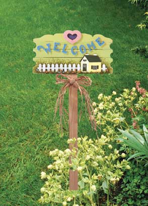 SWM 34722 Changeable Holiday Garden Sign