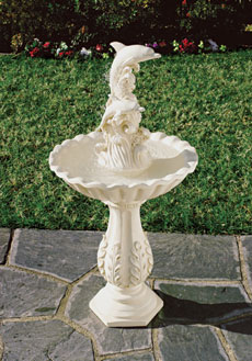 SWM 35384 Leaping Dolphins and Waves Garden Yard Water Fountain