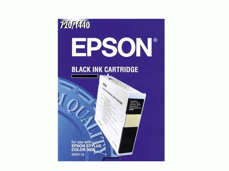 EPSON INK BLK STYLUS COLOUR S020118
