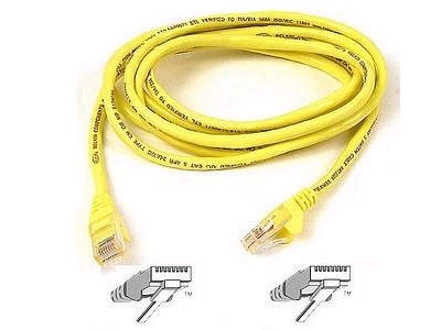 BELKIN COMPONENTS CAT5e PATCH CABLE 15ft YELLOW A3L79115YLW