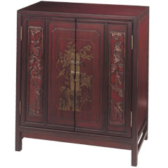 Traditional Accents 6002138 Chinoiserie Cabinet - Hand Painted