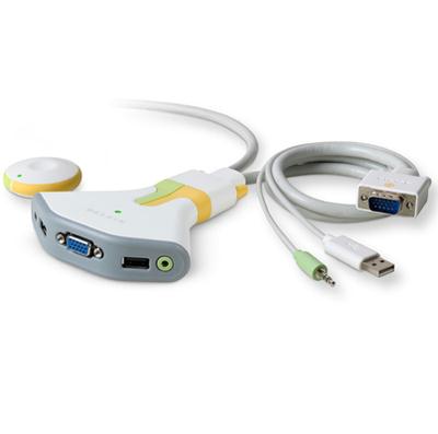 Belkin Flip Wireless USB 2-Port KVM FD1DG102W