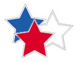 CREATIVE TEACHING PRESS CTP4661 PATRIOTIC STARS VARIETY DESIGNER CU