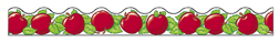 TREND ENTERPRISES INC. T-92056 TRIMMER RED APPLES REPLACES T-91339