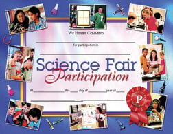 School Publishing H-va672 Science Fair Participation Award
