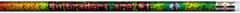 J.R. MOON PENCIL CO. JRM2127B PENCILS FOURTH GRADERS ARE #1 12 PACK TIE-DYE