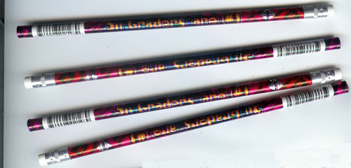 J.R. MOON PENCIL CO. JRM2128B PENCILS FIFTH GRADERS ARE #1 12 PACK TIE-DYE