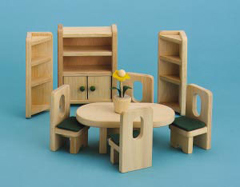 Doll Furniture - SMALL WORLD TOYS SWT5516430 DINING ROOM