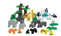 Lego Toys - LEGO EDUCATION LG-9214 WILD ANIMALS SET