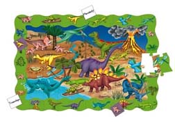 Learning Toys - LEARNING JOURNEY LJ-719855 PUZZLE DOUBLES - DINOSAURS FIND IT