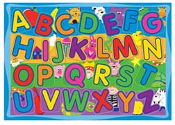 Wood Puzzles - LEARNING JOURNEY LJ-885970 CHUNKY PUZZLES LARGE FORMAT GIANT ABC'S WOOD PUZZLE/ NA UNTIL 3/1