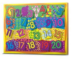 Wood Puzzles - LEARNING JOURNEY LJ-886540 CHUNKY PUZZLES LARGE FORMAT GIANT NUMBERS WOOD PUZZLE/NA UNTIL 3/1