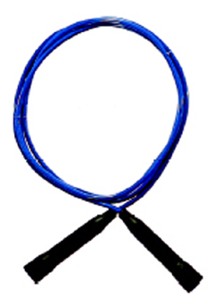 Sports Fitness and Leisure - DICK MARTIN SPORTS MASSPR8 SPEED ROPE 8 VINYL WITH PLASTIC SHAPED HANDLES