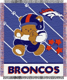 Click here to buy Denver Broncos 36' 'x48' ' Woven Baby Throw... by Casey.