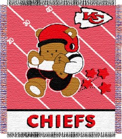 Click here to buy Kansas City Chiefs 36' 'x48' ' Woven Baby Throw... by Casey.