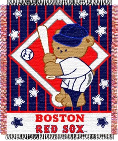 Click here to buy Boston Red Sox 36' 'x48' ' Woven Baby Throw... by Casey.