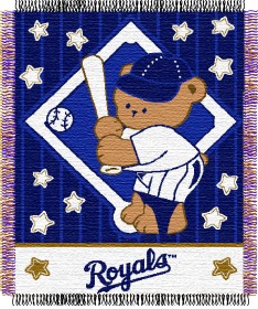 Kansas City Royals 36' 'x48' ' Woven Baby Throw... by Casey