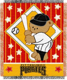 Click here to buy Pittsburgh Pirates 36' 'x48' ' Woven Baby Throw... by Casey.