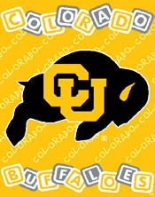 Colorado Buffaloes 36' 'x48' ' Woven Baby Throw... by Casey
