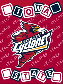 Iowa State Cyclones 36' 'x48' ' Woven Baby Throw... by Casey