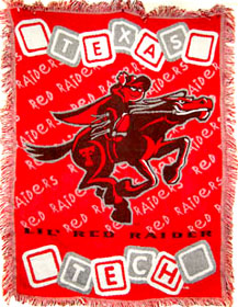 Click here to buy Texas Tech Red Raiders 36' 'x48' ' Woven Baby... by Casey.