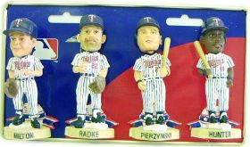 Minnesota Twins Collectibles - Minnesota Twins Forever Collectibles Mini Bobble Head Set