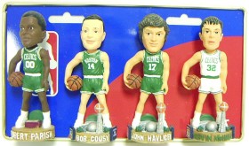 Boston Celtics Retired Players Forever Collectibles Mini Bobble Head Set