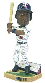 Minnesota Twins Collectibles - Minnesota Twins Torii Hunter Action Pose Forever Collectibles Bobble Head
