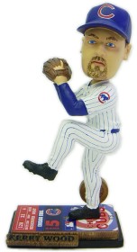 Chicago Cubs Kerry
         Wood Ticket Base Forever Collectibles Bobble Head
