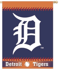 Detroit Tigers 27 x37 Banner